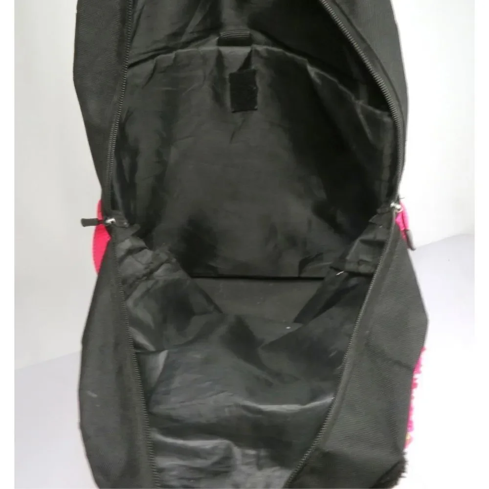 Kensie Girl Kitty Ears Sequin Pink Iridescent Computer Laptop Backpack Rare
